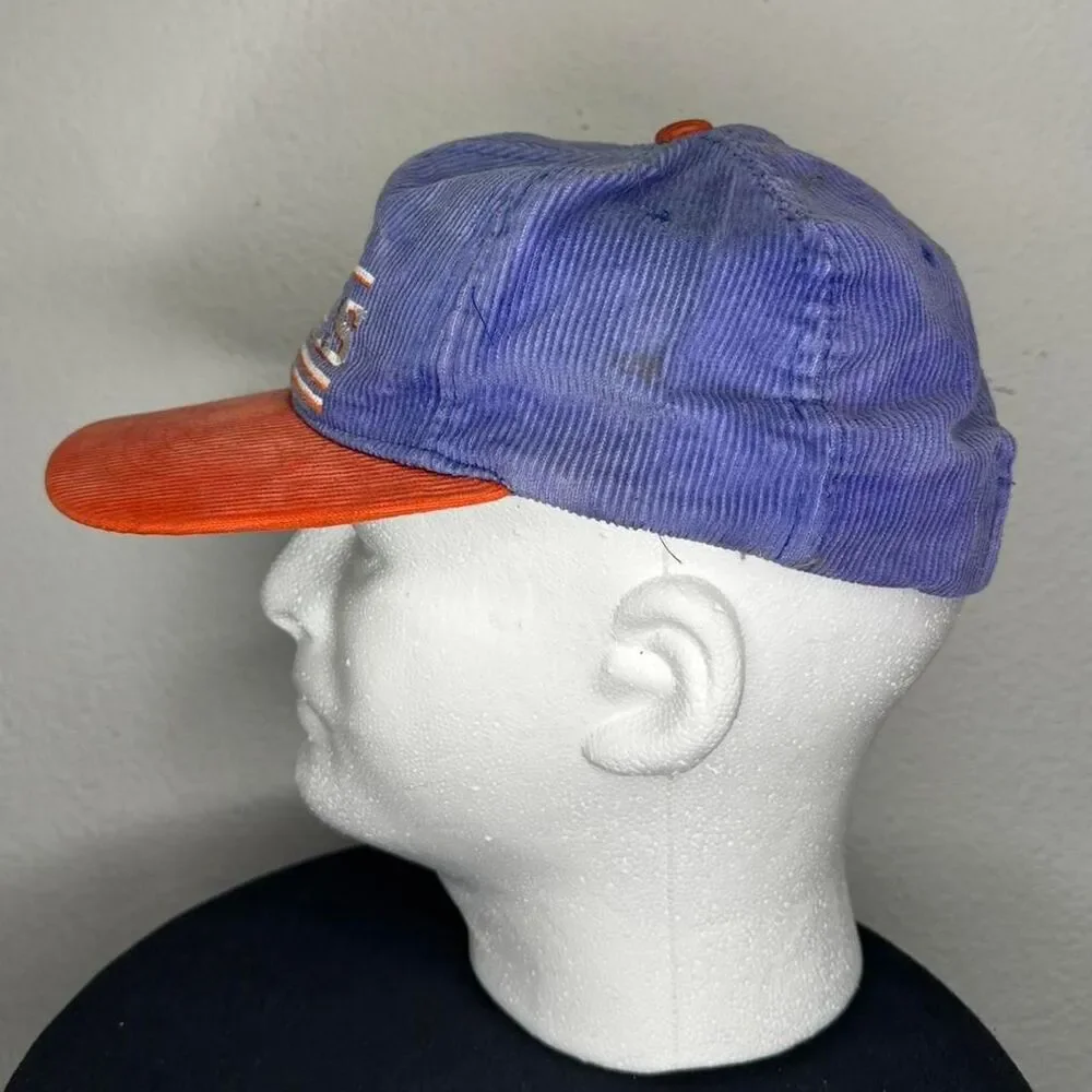 Vintage Corduroy Edmonton Oilers snapback